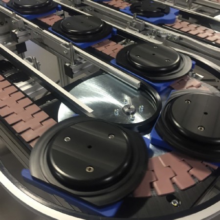Recirculating Puck Table Top Chain Conveyor | SRT-P 2005